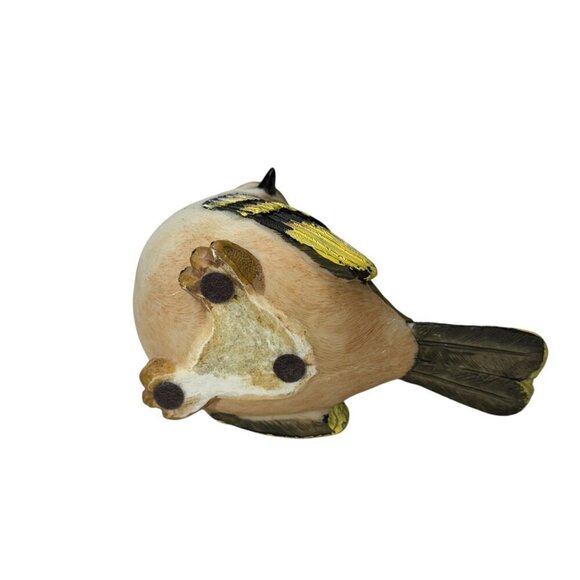Vintage Goldcrest Bird Resin Figurines Decor Hand-Painted 6" Length - Picture 10 of 10